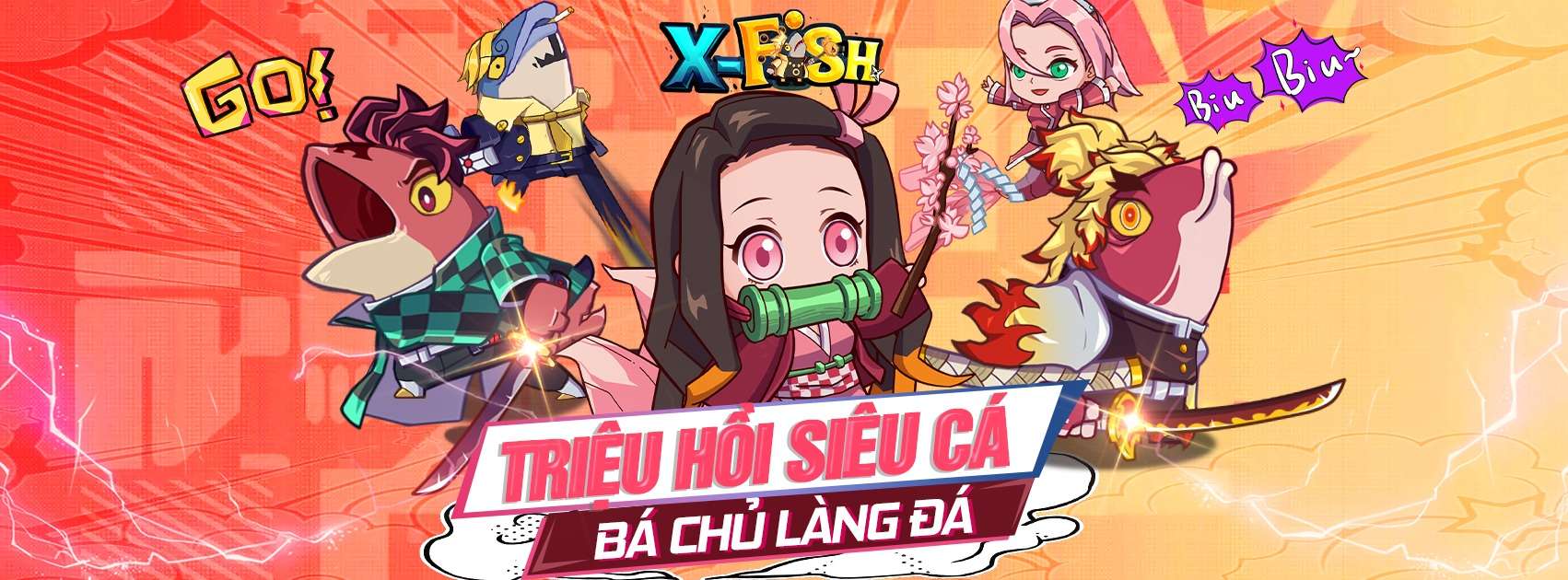 X Fish - Triệu Hồi Siêu Cá: Khi các nhân vật Anime biến hình thành 'Cá' sẽ thế nào?