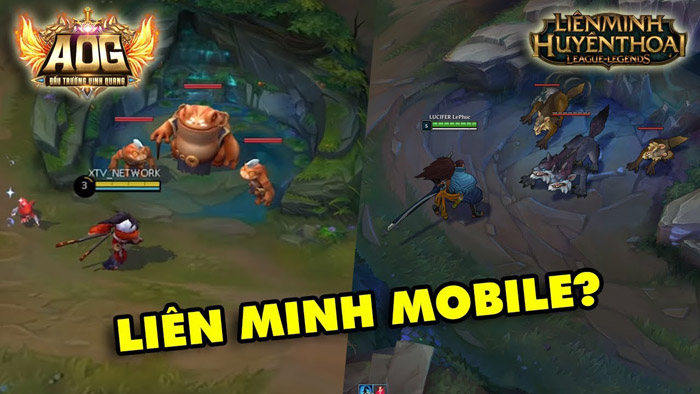 AOG Đấu Trường Vinh Quang được mang danh “Liên Minh Mobile” là vì sao?