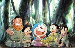 Bộ tranh Doraemon và bè bạn siêu đáng yêu dành cho các fan hâm mộ mèo máy