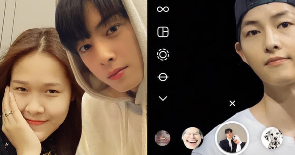 Loạt filter selfie cùng idol rất 