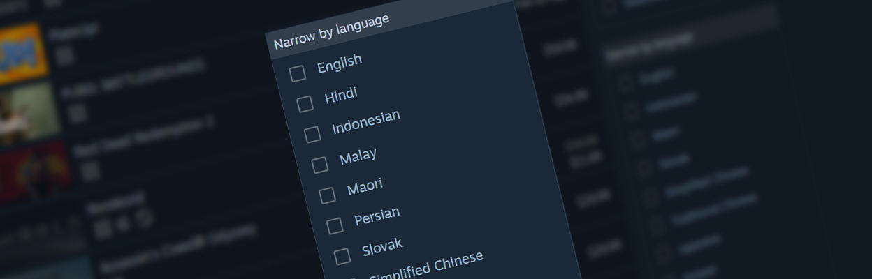 Steam bất ngờ với khảo sát ngôn ngữ phổ biến nhất lại không phải tiếng Anh?