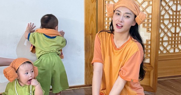 Phương Oanh nhí nhố bên cặp sinh đôi, shark Bình nhận xét một câu cực hài
