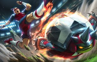 Trang phục mới của Lee Sin và Rammus cho kỳ WC 2018 có nhiều điểm tương đồng với siêu nhân Gao