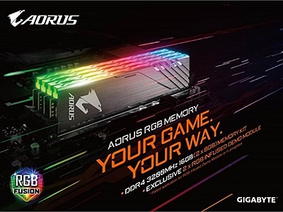 Gigabyte rục rịch lấn sân sang thị trường bộ nhớ với Kit Ram RGB đầu tiên