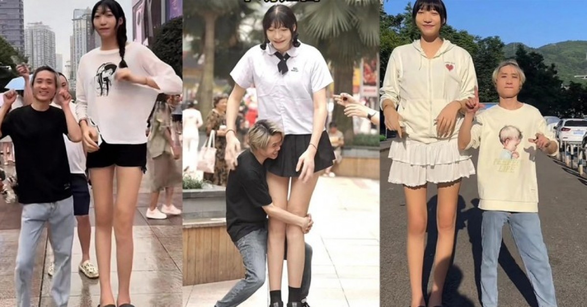 Chàng trai "tí hon" yêu say đắm cô gái "khổng lồ" cao 2m2, biết lý do ai cũng bất ngờ
