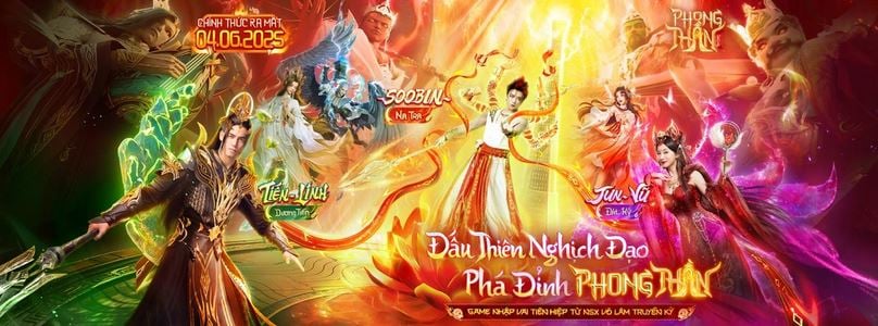 Phong Thần VNG chính thức ra mắt ngày 04.06.2025 kèm bộ 300 Giftcode Độc Quyền cực giá trị