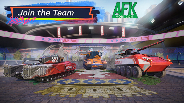 Tank-a-Boom mời các game thủ cạnh tranh với nhau trong đấu trường của xe tăng