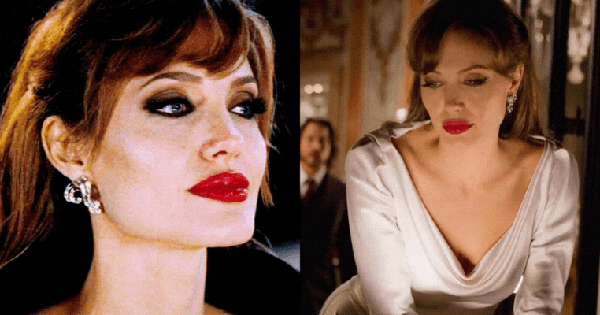 Angelina Jolie năm 35 tuổi từng đóng một vai mà cốt cách quý cô thanh lịch tràn ngập từng khung hình, khiến nam chính say mê không rời