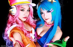 Cosplay 2 chị em Sona và Miss Fortune trong Liên Minh Huyền Thoại