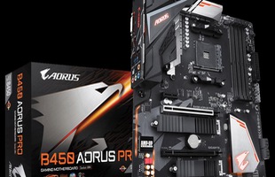 GIGABYTE ra mắt dòng bo mạch chủ B450 AORUS - Chất lượng, đẹp mắt