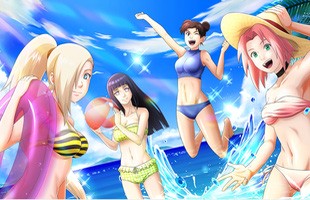 Không được đi tắm biển thì ngồi nhà ngắm dàn mỹ nhân trong Naruto diện bikini cũng đủ sướng con mắt