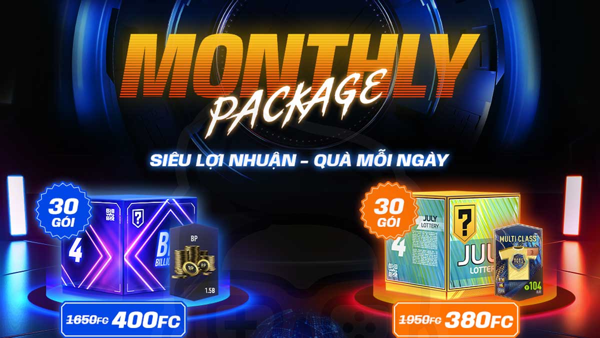 FIFA Online 4: Sự kiện Monthly Package liệu có đáng mua?