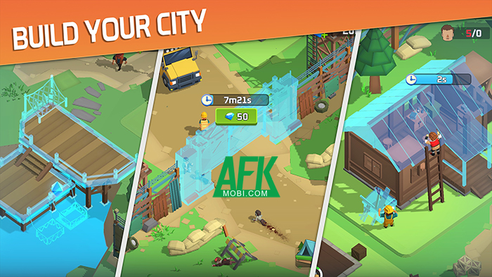 Gầy dựng một thành phố dành cho những người sống sót tại game City Of Survivors