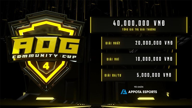 Cẩm nang: Những điều cần biết về giải đấu AOG – Community Cup 4 sắp diễn ra