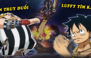 One Piece 989: Queen biến hình Khủng Long ngoặm chặt Luffy, Sanji xuất hiện cùng băng trong tình trạng đầu bị chảy máu