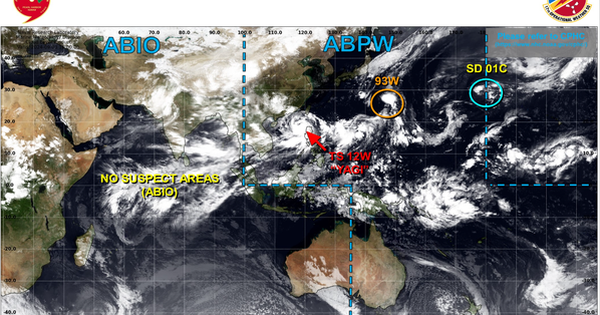 Dự báo quốc tế: Bão Yagi sắp đạt cường độ cực đại