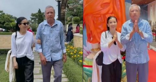 Hình ảnh Ngọc Trinh quấn quýt bên bố trước 16 ngày qua đời