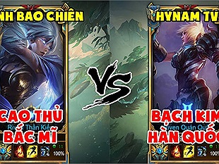 LMHT: Bánh Bao Chiên Riven Cao thủ Bắc Mĩ và HYNAM Bạch Kim Hàn Quốc, ai đánh hay hơn?