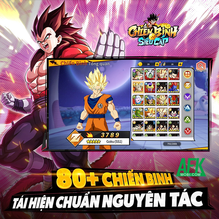 Chiến Binh Siêu Cấp game đấu tướng chiến thuật lấy chủ đề Dragon Ball về Việt Nam