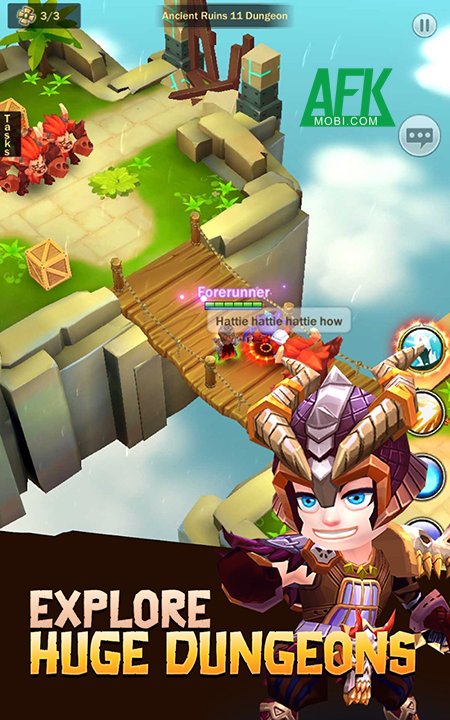 Bước vào các ngục tối chiến đấu chống lại thế lực bóng tối với Loot Legends Rogue Dungeons - MOBILE