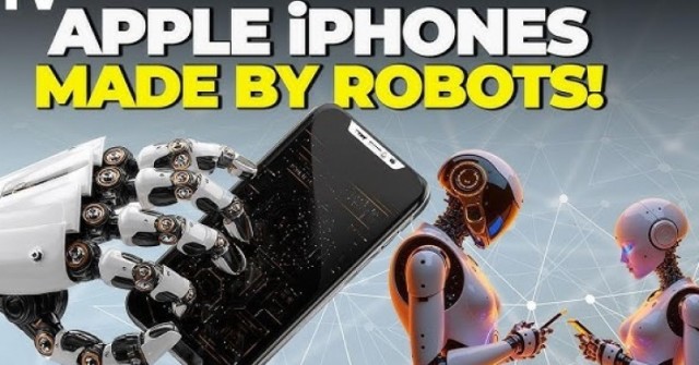 iPhone tương lai sẽ được sản xuất hoàn toàn bằng robot