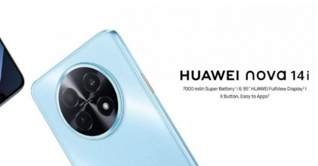 Huawei Nova 14i ra mắt: Màn hình gần 7 inch, pin 7.000 mAh