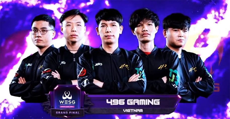 496 Dota 2 khởi động trước SEA Games 30 với ngôi á quân WESG