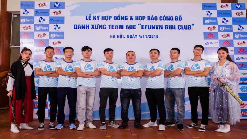 Siêu nhân BiBi rạng rỡ trong ngày ra mắt Team EFUNVN BiBi Club