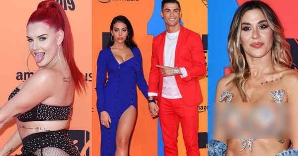 Thảm đỏ MTV EMAs 2019: Ronaldo và bạn gái nổi bần bật, loạt mỹ nhân hở bạo nóng mắt, mặc như không