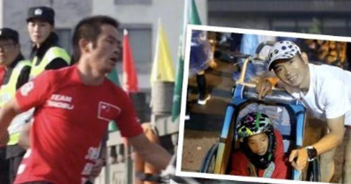 Ông bố đưa con trai bại não tham gia hơn 50 giải chạy marathon trong 7 năm