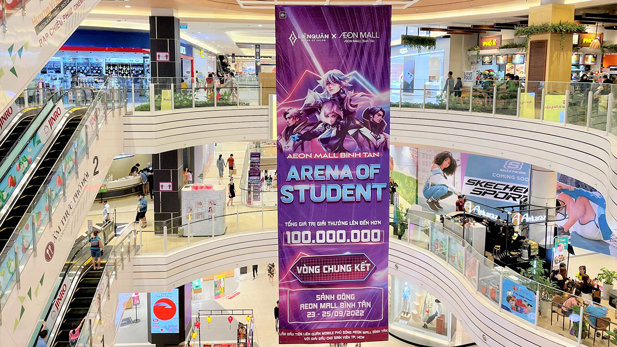 Kết hợp cùng AEON Mall hay GO!, Liên Quân tạo sân chơi offline cho cộng đồng game thủ