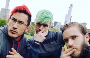 Markiplier và Jacksepticeye xuất hiện kịp thời giúp PewDiePie thoát thua trước T-series