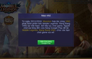 Moonton đóng đăng nhập Mobile Legends bản Quốc Tế, game thủ Việt hoang mang