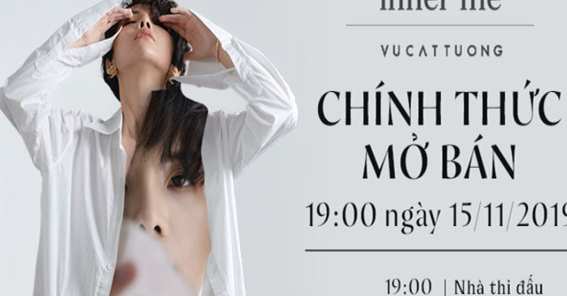 Vũ Cát Tường bất ngờ công bố concert “Inner Me” dành cho khán giả phía Nam