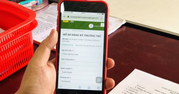 Có thể đăng ký thường trú, tạm trú bằng ứng dụng trên điện thoại thông minh từ 1⁄1⁄2024