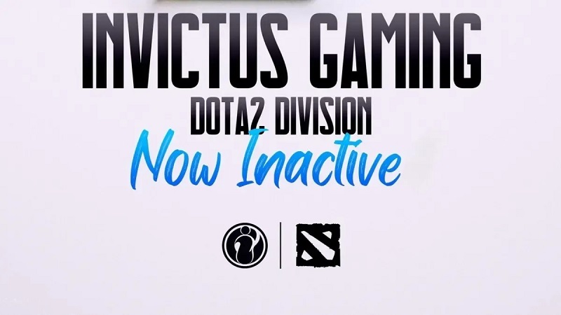 Đội tuyển Dota 2 của Invictus Gaming tạm dừng hoạt động