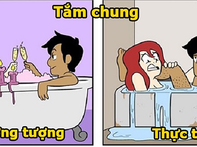 Những tuyệt chiêu hâm nóng tình cảm: Khi tưởng tượng khác xa thực tế