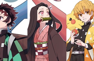 Sẽ ra sao nếu các nhân vật Kimetsu no Yaiba và Pokemon ở trong cùng 1 vũ trụ hoạt hình?