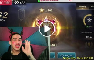 Bất chấp làm trò lố để livestream Liên Quân, streamer này xòe ô múa quạt để đổi lại 1200 mắt và gạch đá từ CĐM