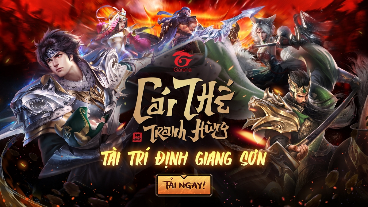 Garena chính thức phát hành game đấu tướng chiến thuật mobile đầu 2023: Garena Cái Thế Tranh Hùng!