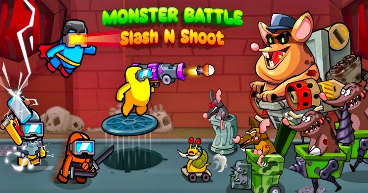 Monster Battle: Slash N Shoot - Game bắn súng vui nhộn hiện đã có trên Google Play Store