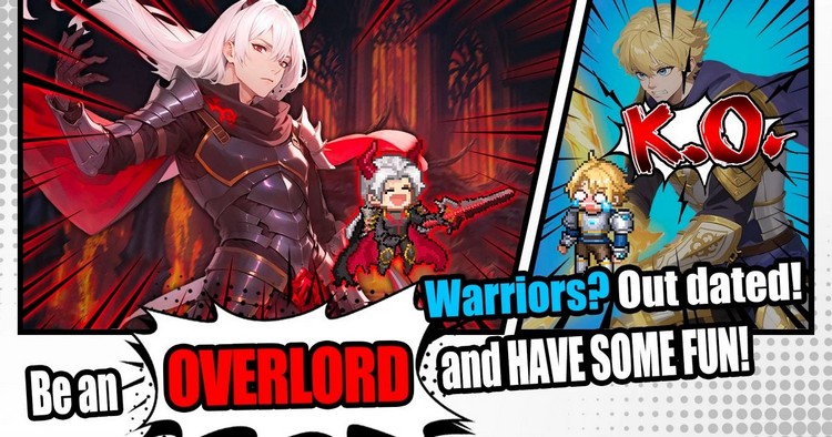 Pixel Overlord: 4096 Draws - Game nhập vai đồ họa phong cách cổ điển đang mở Đăng ký trước thông qua Google Play Store