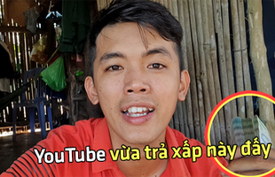 Youtuber nghèo nhất Việt Nam khoe xấp tiền dày cộp trên sóng, cộng đồng mạng tỏ ra lo lắng, khuyên anh chàng nên 