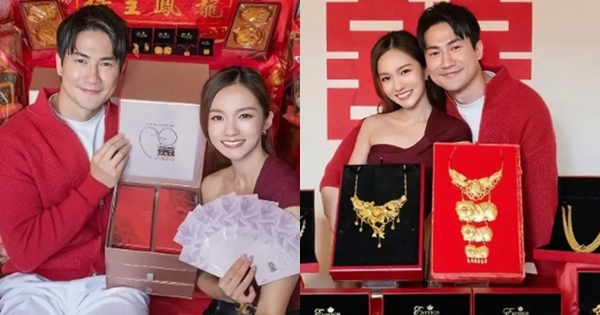 Flex như cặp “kim đồng ngọc nữ” showbiz: Báo tin hỷ bằng ảnh sính lễ vàng ròng gây choáng