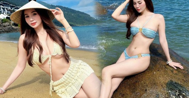 Gái xinh Quảng Trị diện bikini khoe dáng xinh không tì vết