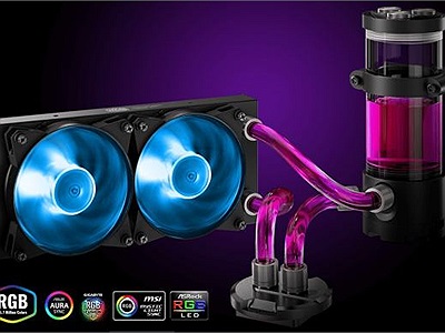 Ngó nghiêng kit tản nhiệt nước custom Cooler MasterLiquid mới cập bến Việt Nam