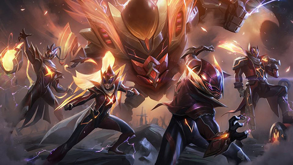 Chi tiết hình ảnh nhóm trang phục FPX: Gangplank, Lee Sin và Malphite