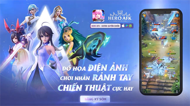 Hero AFK: Vương Quyền Chiến sẽ được VNG phát hành trong tháng 5