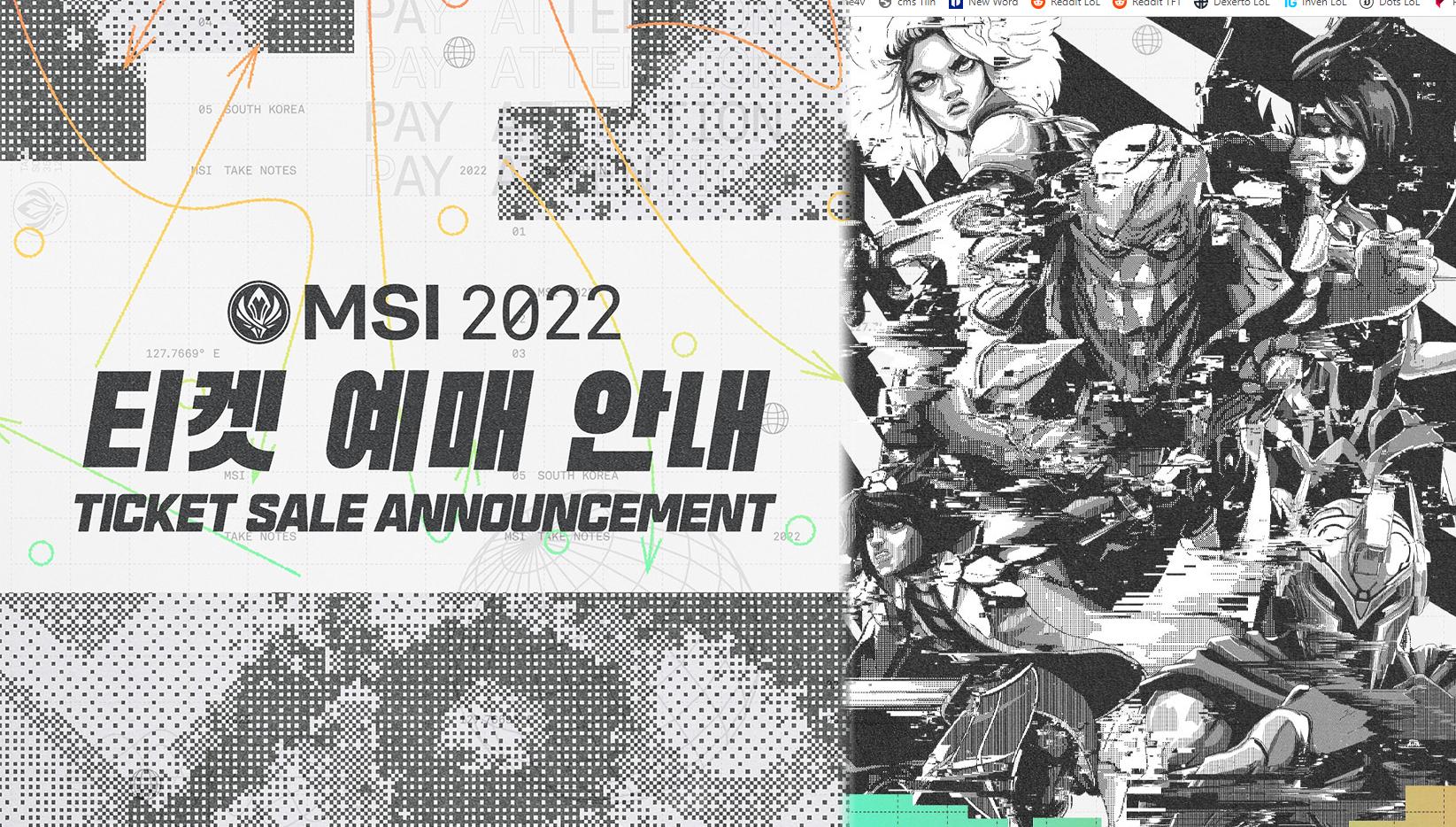 Vẫn giữ được độ hot, MSI 2022 cháy vé ngay khi vừa mở bán online
