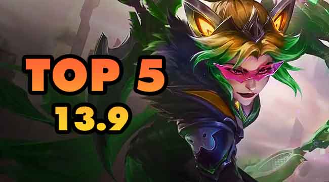 ĐTCL 8.5: Top 5 đội hình leo rank hiệu quả trong 13.9